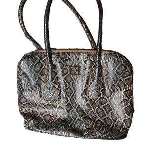 Escada Large Snake Skin Purse